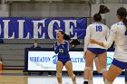 Volleyball vs Babson  Wheaton Women's Volleyball vs Babson College. - Photo by Keith Nordstrom : Wheaton, Volleyball, VB